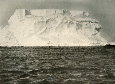 典型的南极形式的板状冰山，c1908，1909年 作者 不明