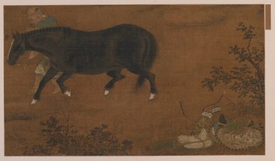 一个鞑靼人，他的马和装备，明朝，1368-1644。 作者 不明