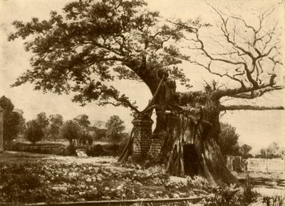 一个非常早的火车站，1930年。 作者 不明