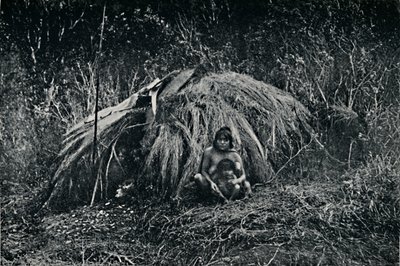 1911年在福伊加亚的Yaghan小屋 作者 不明