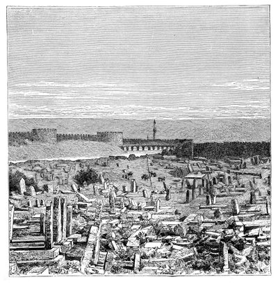 底格里斯河上的一座桥，迪亚巴克尔，土耳其，1895年 作者 不明