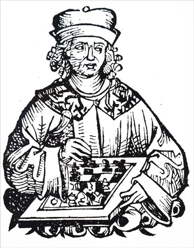 一个棋手 作者 不明