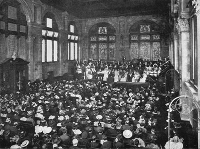 伦敦吉尔霍尔音乐学院的音乐会，c1901 1901年 作者 不明
