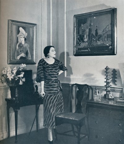 约维特夫人的房子的一角，1934年 作者 不明
