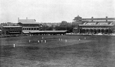 1912年在伦敦上议院板球场进行的板球比赛 作者 不明