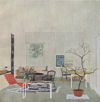 维也纳的Georg Steinklammer为Gartenraum设计，1935年 作者 不明