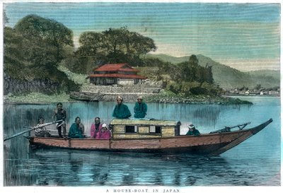 1888年，日本的一艘船屋 作者 不明