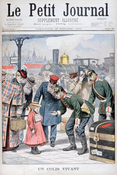 1902年，德国，一个活着的包裹 作者 不明