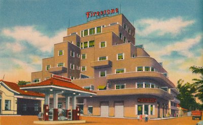 一座现代建筑，Baranquilla，建于1940年代 作者 不明
