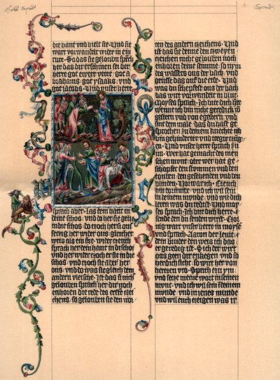 温泽尔圣经的一页，c1400，1903年 作者 不明