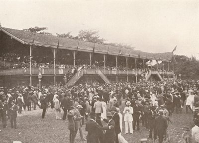 德比俱乐部赛马场的一部分，1914年 作者 不明