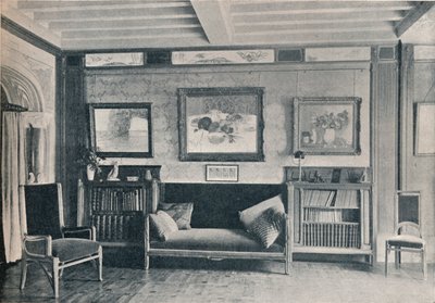 G. Roucher先生巴黎住所中的一个房间，家具，莫里斯·杜夫林（Maurice Dufrene），c1909年 作者 不明