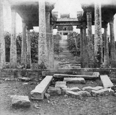 印度马德拉斯附近的一座破庙，1874年 作者 不明