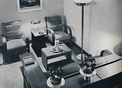 客厅的一部分，1936年 作者 不明