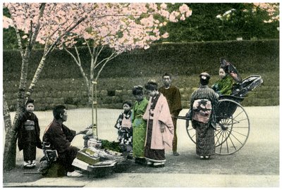 日本的街头小贩，1904年 作者 不明