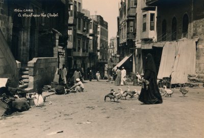 埃及开罗城堡附近的一条街，1936年 作者 不明