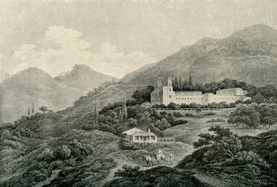 格拉纳达赫内拉利菲宫皇家别墅的景观，19世纪，1907年。 作者 不明