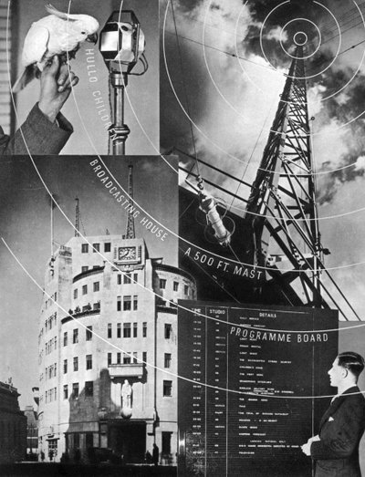 1937年访问英国广播公司 作者 不明