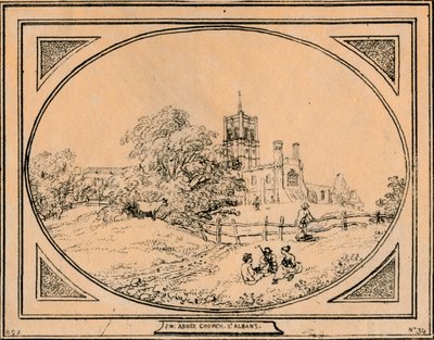 修道院教堂，圣奥尔本斯，1782年 作者 不明