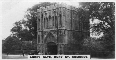 修道院门，Bury St Edmunds，萨福克，c1920年代 作者 不明