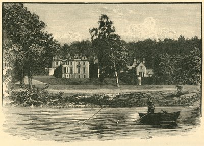 阿伯茨福德（Abbotsford），来自河，1898年。 作者 不明