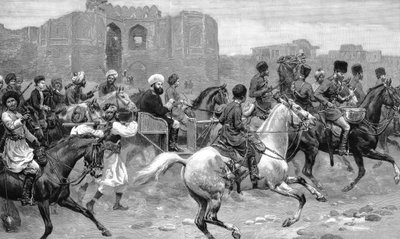 Abdor Rahman Khan 1844-1901，阿富汗统治者1880-1901，1893年 作者 不明