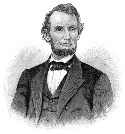 1900年，美国第16届总统亚伯拉罕·林肯（Abraham Lincoln） 作者 不明