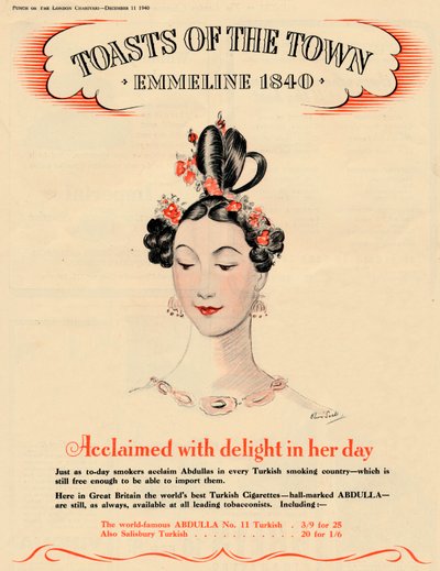 镇上敬酒-Emmeline 1840，1940 作者 不明