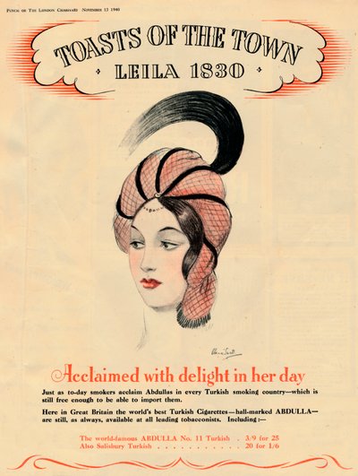 小镇敬酒-Leila 1830，1940 作者 不明