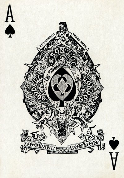 来自Goodall＆Son Ltd.纸牌的黑桃A，c1940 作者 不明