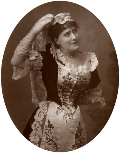 英国女演员卡文迪许（Cavendish），1882年 作者 不明