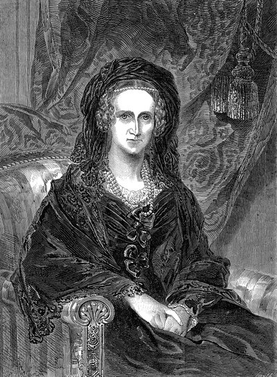 萨克森·科堡·梅宁根（Saxe-Coburg Meiningen）的阿德莱德（1792-1849），1849年生于德国的威廉四世女王妃 作者 不明