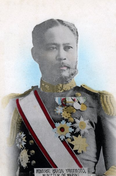 日本海军大臣山本海军上将，c1904-1905 作者 不明