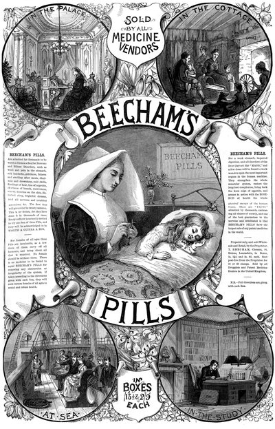 1887年Beechams药丸广告 作者 不明