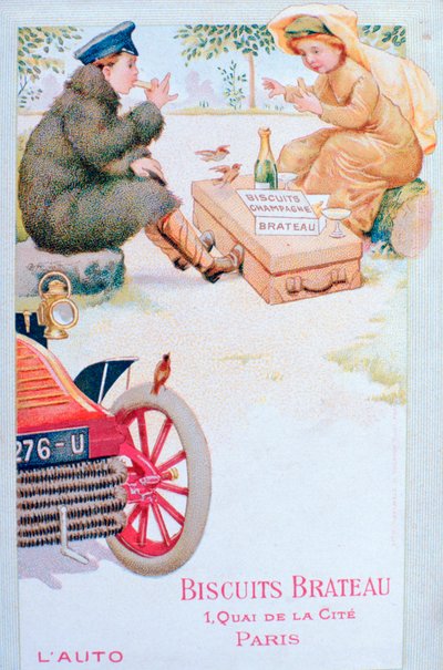 广告为饼干Brateau，c1900年代 作者 不明