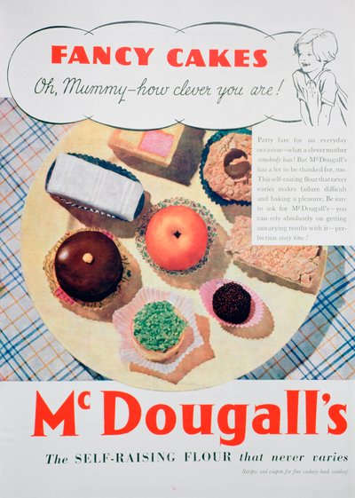 1935年为McDougalls面粉做广告 作者 不明