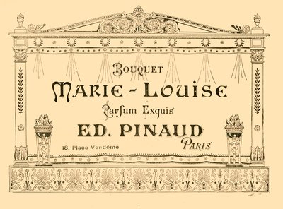 1903年，玛丽·路易丝（Marie-Louise）香水广告。 作者 不明