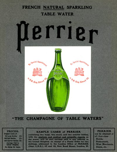 1905年Perrier水广告 作者 不明
