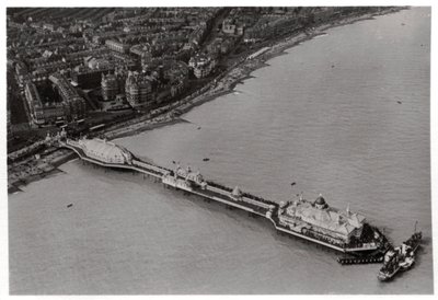 苏黎世伊斯特本的鸟瞰图，从齐柏林飞艇，1931年1933年 作者 不明