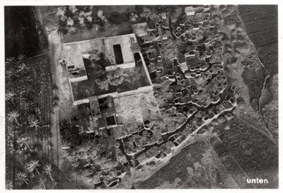 1931年埃及，一个村庄的鸟瞰图，1933年 作者 不明