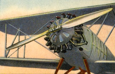Heddernheimer Kupfer-Werk铜厂制造的Aeron-Reed金属螺旋桨，1932年。 作者 不明