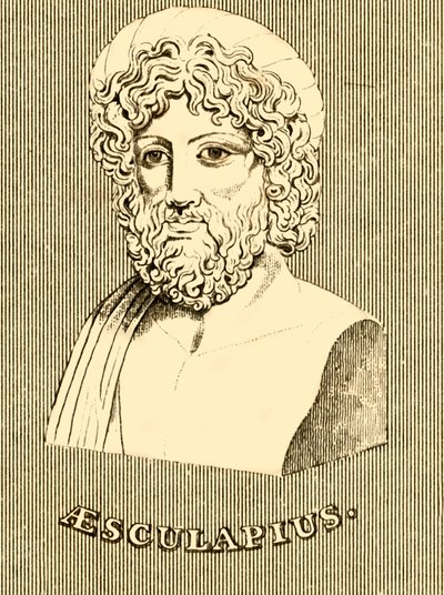 Aesculapius，1830年。 作者 不明