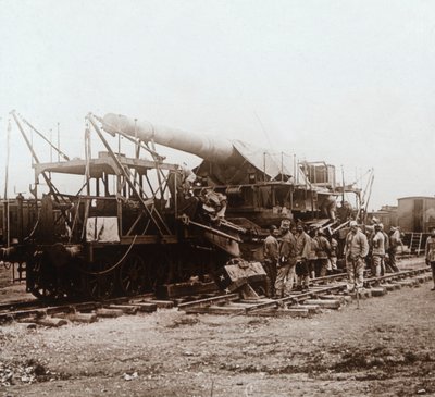 非洲军队和重型大炮，法国北部香槟，c1914-c1918 作者 不明