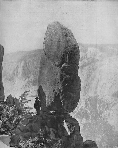 Agassiz专栏，优胜美地，c1897。 作者 不明