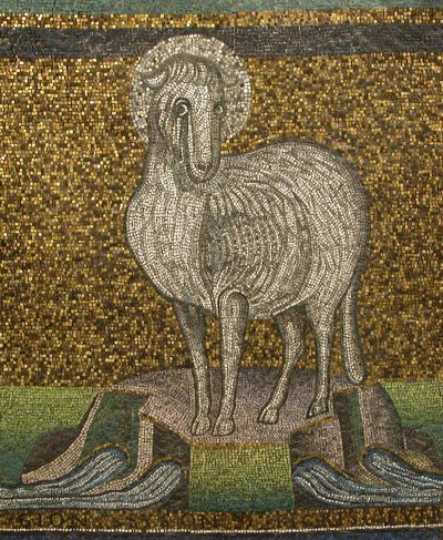 Agnus Dei，拜占庭式，20世纪初，原件为6世纪。 作者 不明