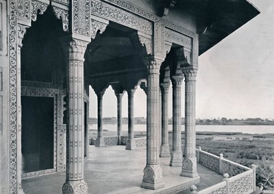 阿格拉茉莉花塔的阳台，建于1910年。 作者 不明