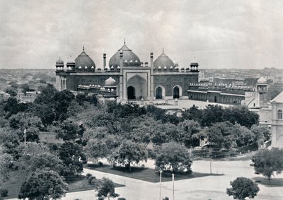 阿格拉Jumma Musjid，摄于1910年。 作者 不明