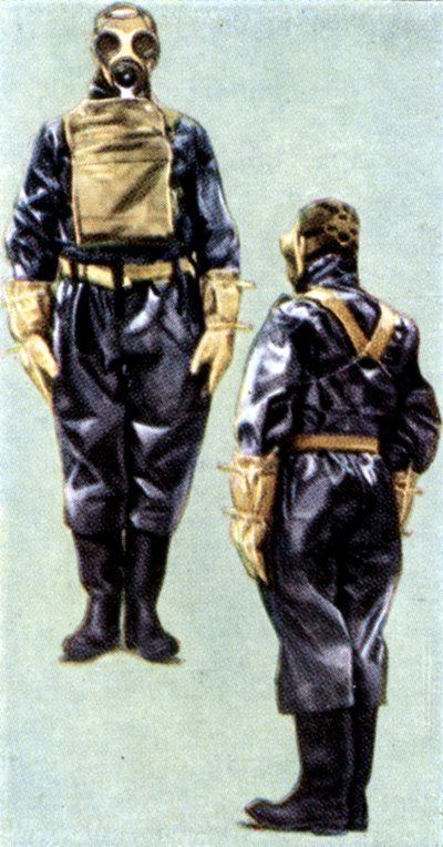 空袭预防措施，香烟卡，英国，1938年 作者 不明