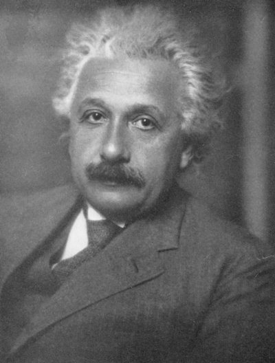 艾伯特·爱因斯坦（Albert Einstein），德国-瑞士-美国数学家和物理学家 作者 不明