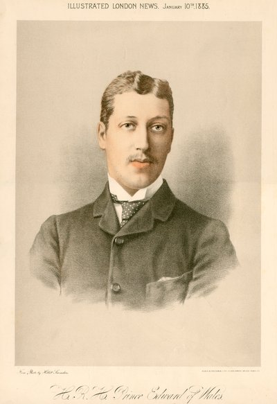 艾伯特·维克多（Albert Victor），克拉伦斯公爵，1885年 作者 不明